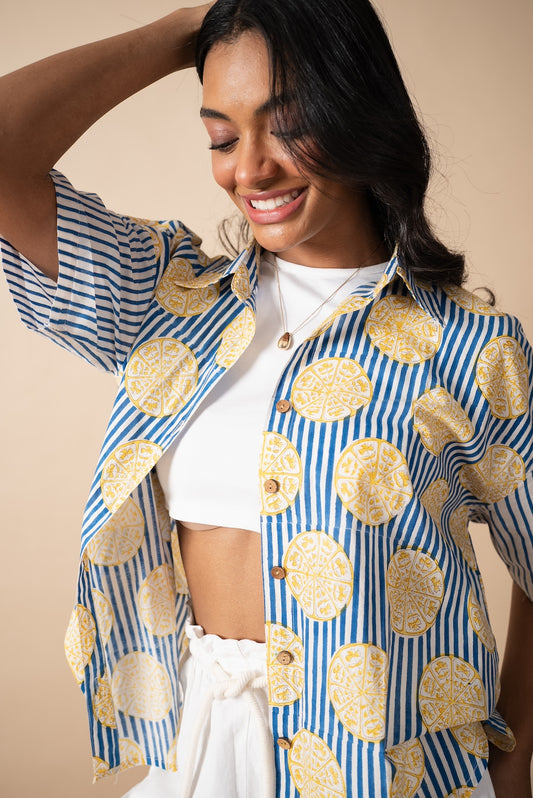 Indian Citrus Short-Sleeve Shirt